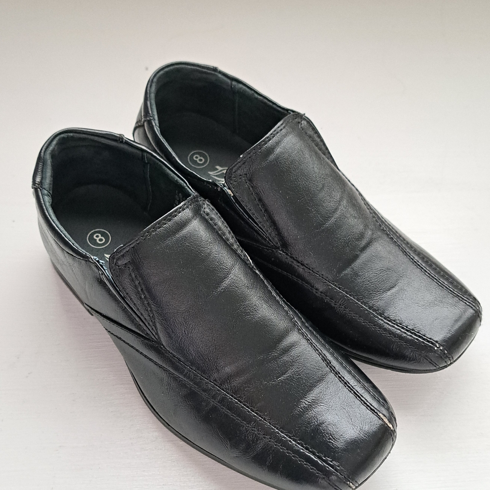 Boy's Black Slip-On Shoes
